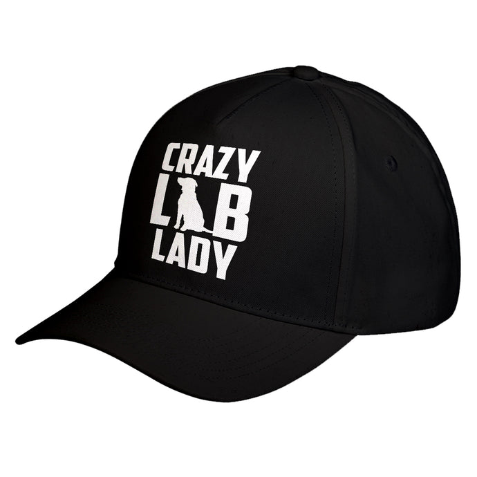 Hat Crazy Lab Lady Baseball Cap