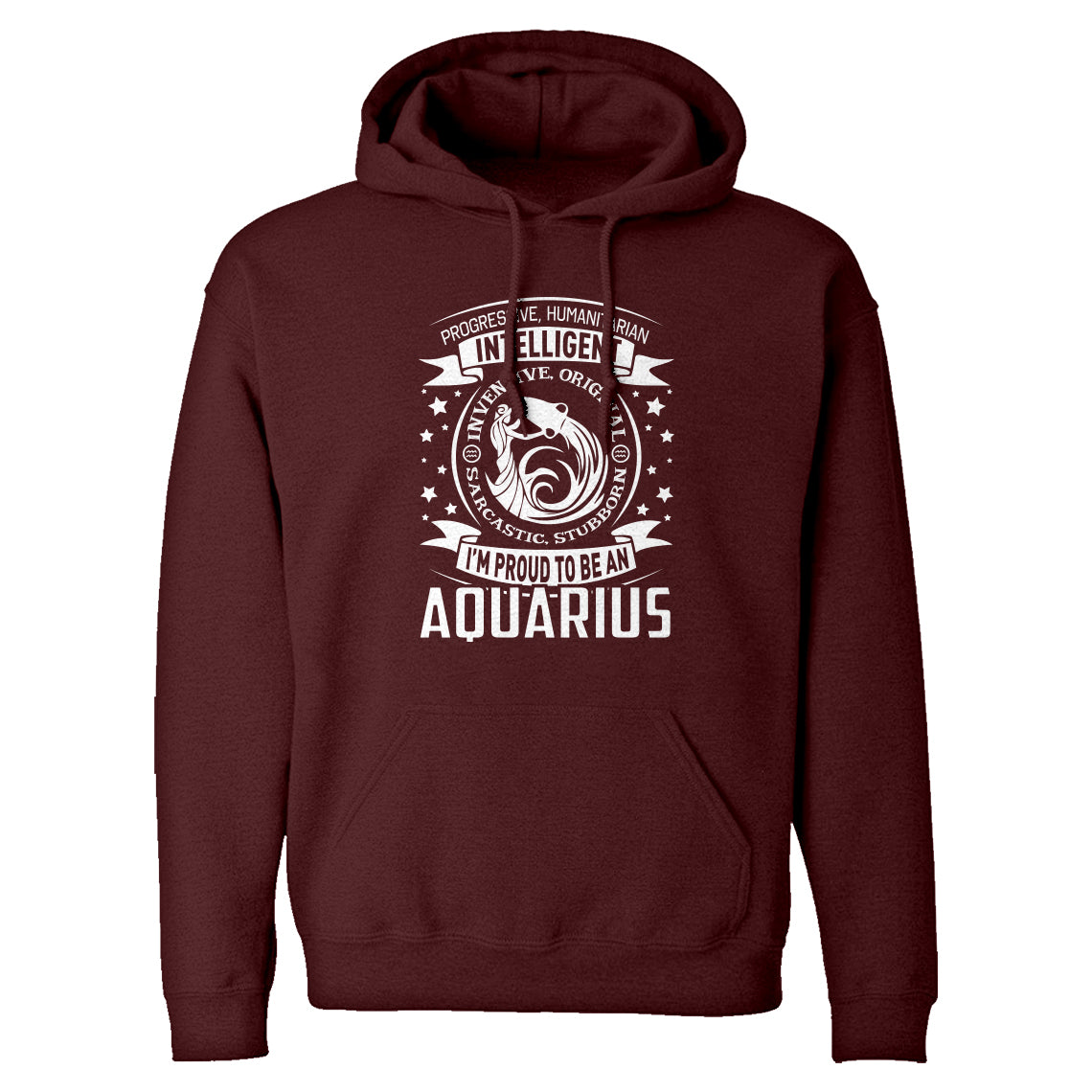 Hoodie Aquarius Astrology Zodiac Sign Unisex Adult Hoodie – Indica