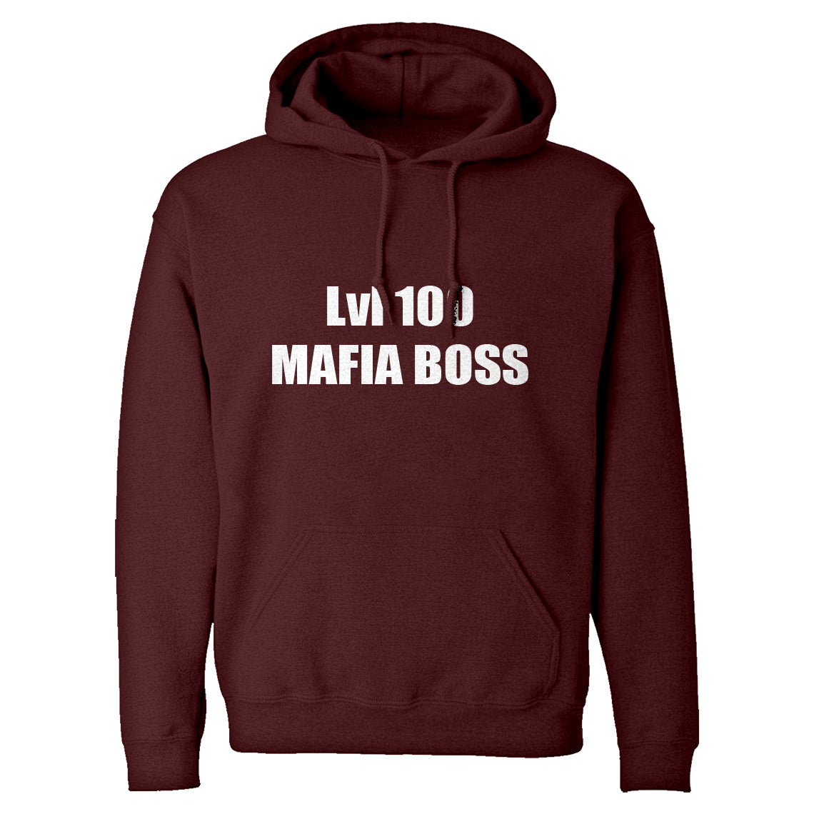 ●LOW LIFE MAFIA Lvl 100 Mafia Boss Unisex Adult Hoodie – Indica Plateau