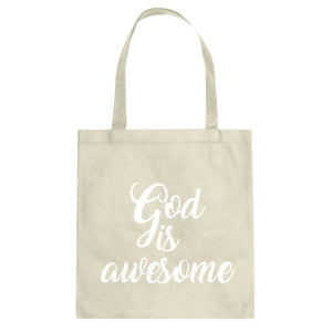 God is AWESOME Cotton Canvas Tote Bag