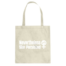 Tote She Persisted Bold Canvas Tote Bag