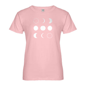 Womens Moon Phases Ladies' T-shirt
