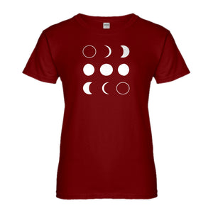 Womens Moon Phases Ladies' T-shirt