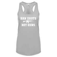 Racerback Ban Idiots Not Guns Womens Tank Top