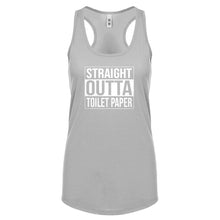 Straight Outta Toilet Paper Womens Racerback Tank Top