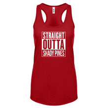 Racerback Straight Outta Shady Pines Womens Tank Top