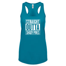 Racerback Straight Outta Shady Pines Womens Tank Top