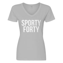 Womens Sporty Forty Vneck T-shirt