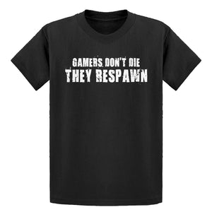 Youth Gamers Don't Die They Respawn Kids T-shirt