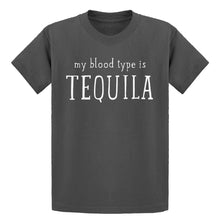 Youth My Blood Type is Tequila Kids T-shirt