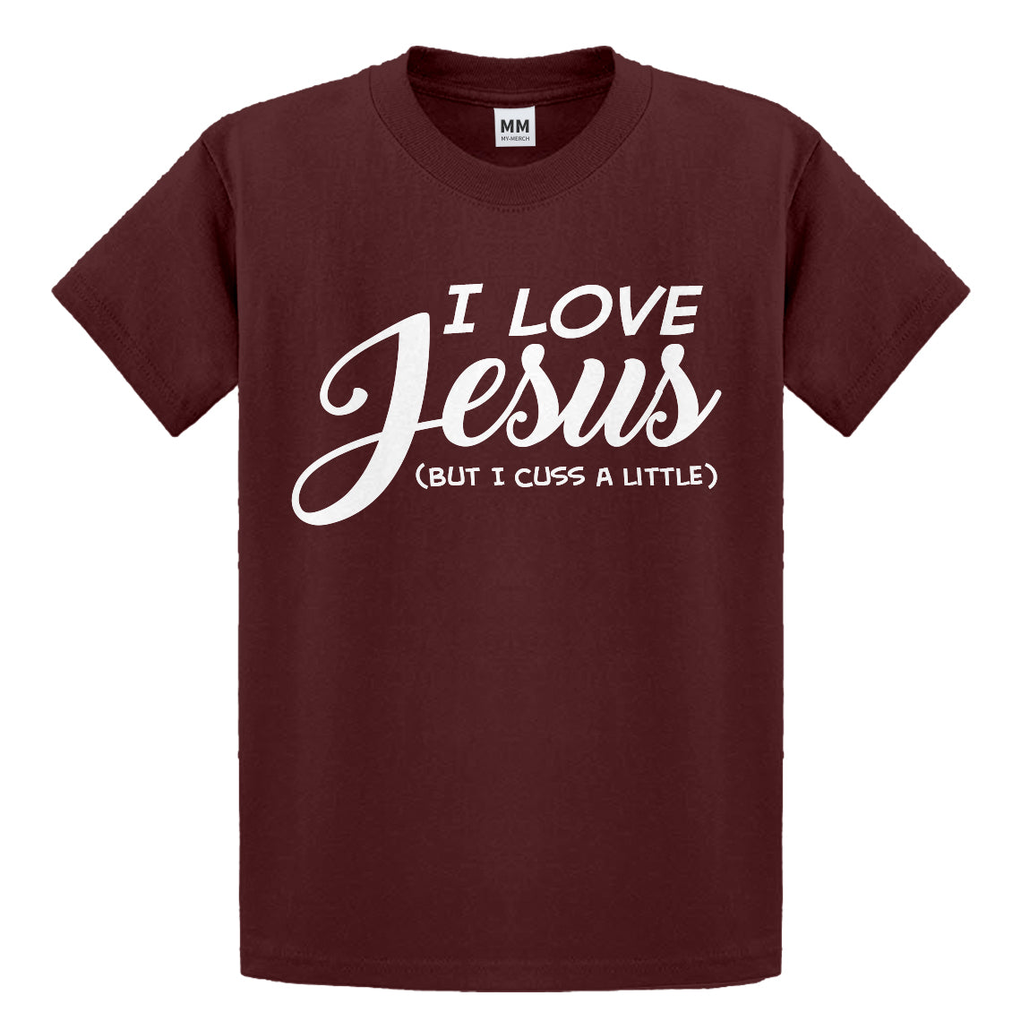 Youth I Love Jesus but I Cuss a Little Kids T-shirt – Indica Plateau