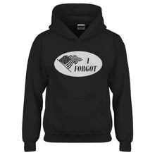 Youth I Forgot Election 2024 I Voted Sticker Kids Hoodie