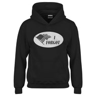 Youth I Forgot Election 2024 I Voted Sticker Kids Hoodie