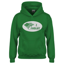 Youth I Forgot Election 2024 I Voted Sticker Kids Hoodie