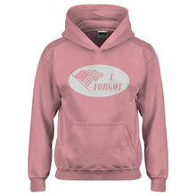 Youth I Forgot Election 2024 I Voted Sticker Kids Hoodie