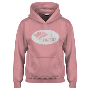 Youth I Forgot Election 2024 I Voted Sticker Kids Hoodie