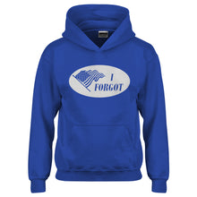 Youth I Forgot Election 2024 I Voted Sticker Kids Hoodie