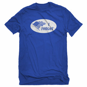 Mens I Forgot Election 2024 I Voted Sticker Unisex T-shirt