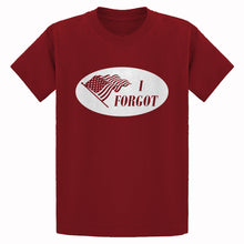 Youth I Forgot Election 2024 I Voted Sticker Kids T-shirt