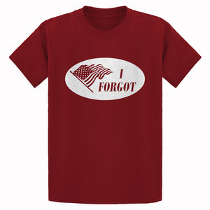 Youth I Forgot Election 2024 I Voted Sticker Kids T-shirt