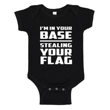 Baby Onesie I'm In Your Base Stealing Your Flag 100% Cotton Infant Bodysuit
