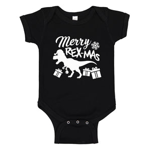 Baby Onesie Merry Rex-Mas 100% Cotton Infant Bodysuit