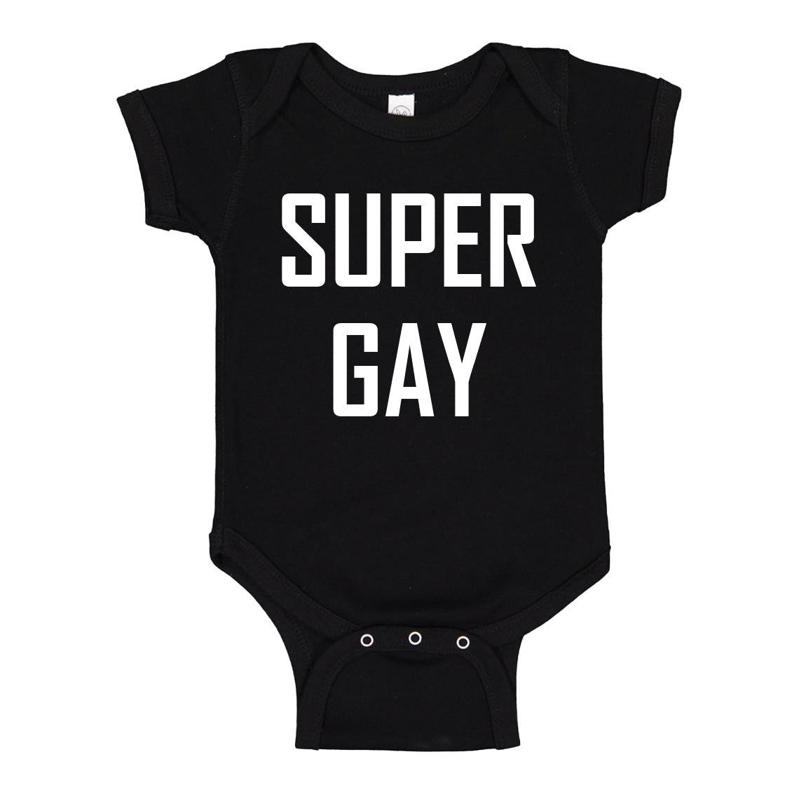 Baby Onesie Super Gay 100% Cotton Infant Bodysuit