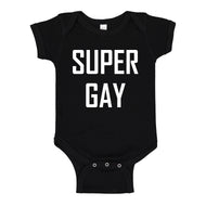 Baby Onesie Super Gay 100% Cotton Infant Bodysuit