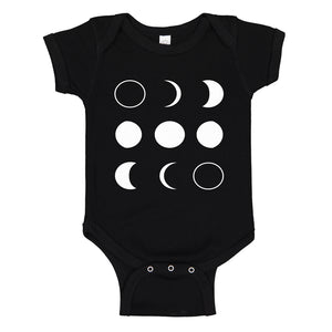 Baby Onesie Moon Phases 100% Cotton Infant Bodysuit