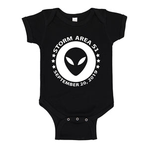 Baby Onesie Storming Area 51 100% Cotton Infant Bodysuit