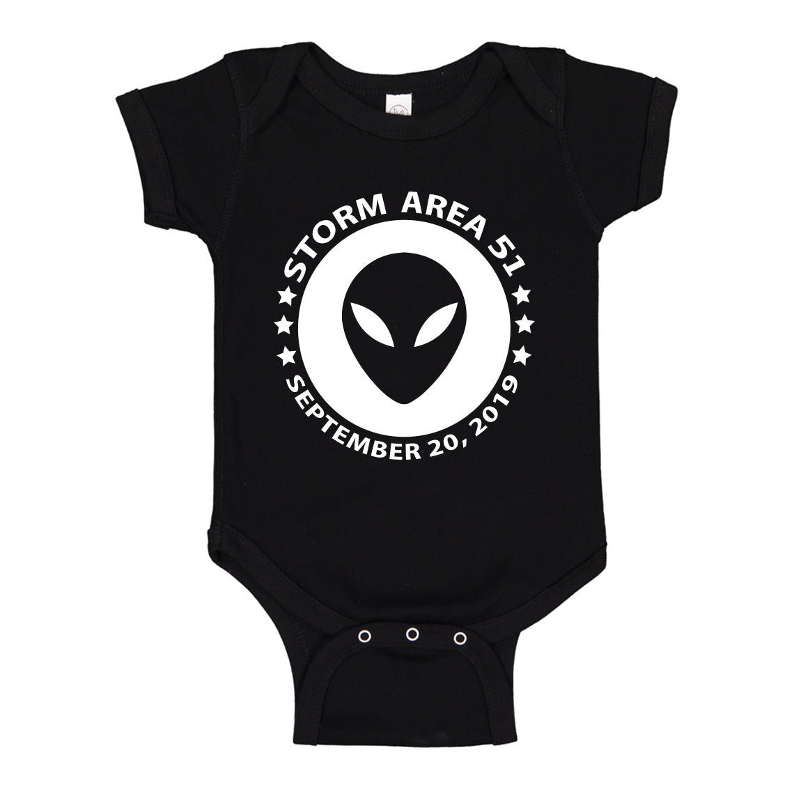Baby Onesie Storming Area 51 100% Cotton Infant Bodysuit