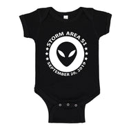 Baby Onesie Storming Area 51 100% Cotton Infant Bodysuit