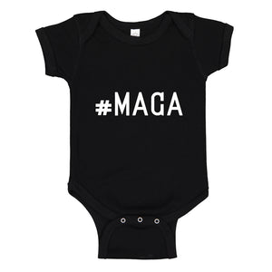 Baby Onesie #MAGA 100% Cotton Infant Bodysuit