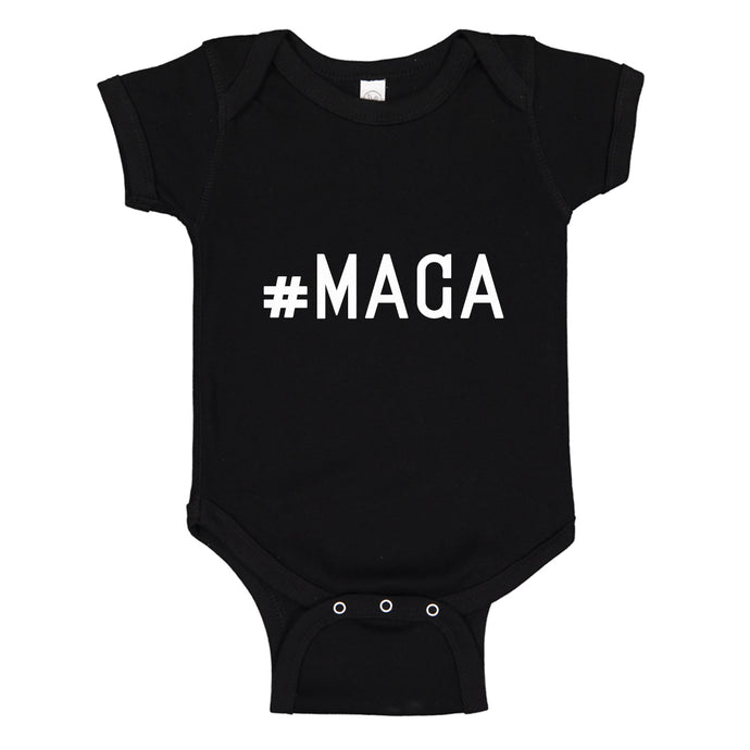 Baby Onesie #MAGA 100% Cotton Infant Bodysuit