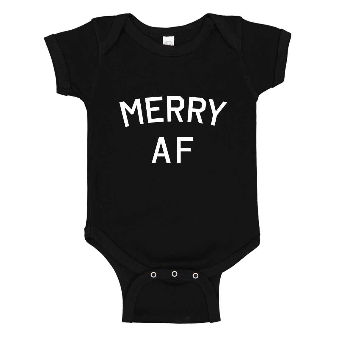 Baby Onesie Merry AF 100% Cotton Infant Bodysuit