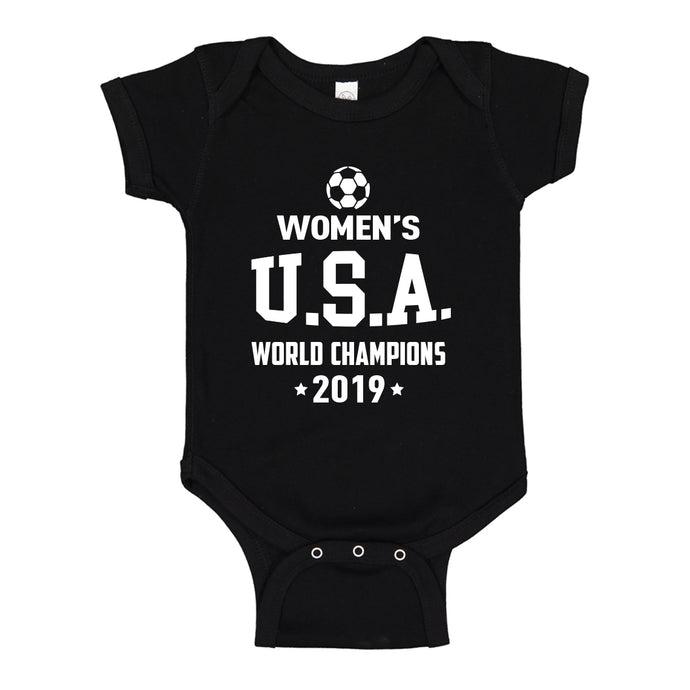 Baby Onesie World Soccer Champs 2019 100% Cotton Infant Bodysuit