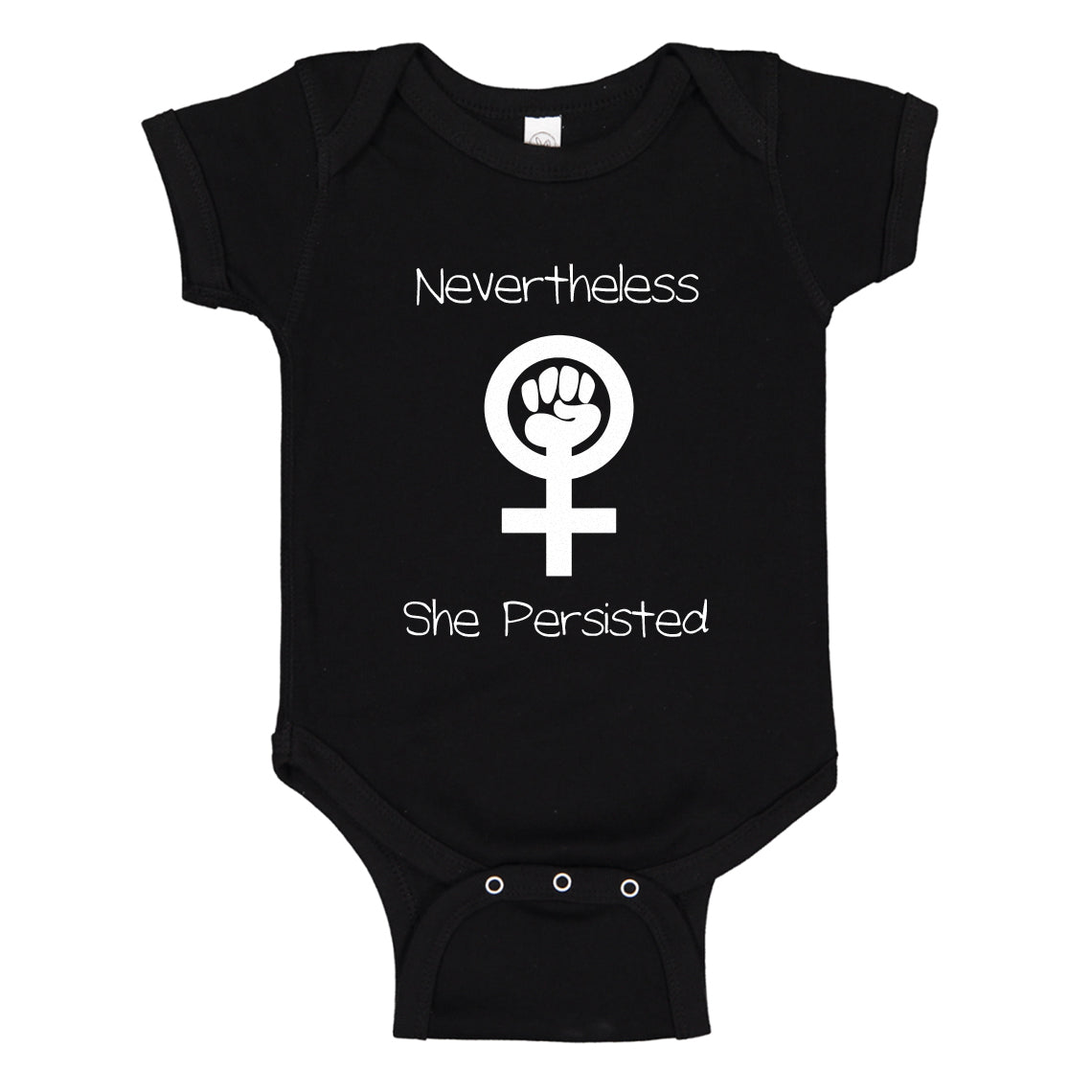 Baby Onesie Nevertheless She Persisted 100% Cotton Infant Bodysuit