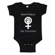 Baby Onesie Nevertheless She Persisted 100% Cotton Infant Bodysuit