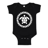 Baby Onesie Turtle Sksksk 100% Cotton Infant Bodysuit