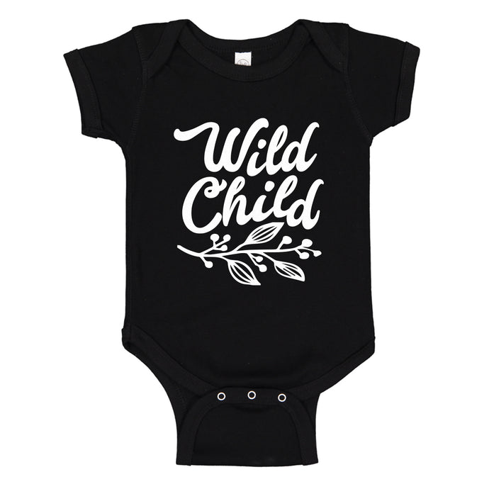 Baby Onesie Wild Child 100% Cotton Infant Bodysuit
