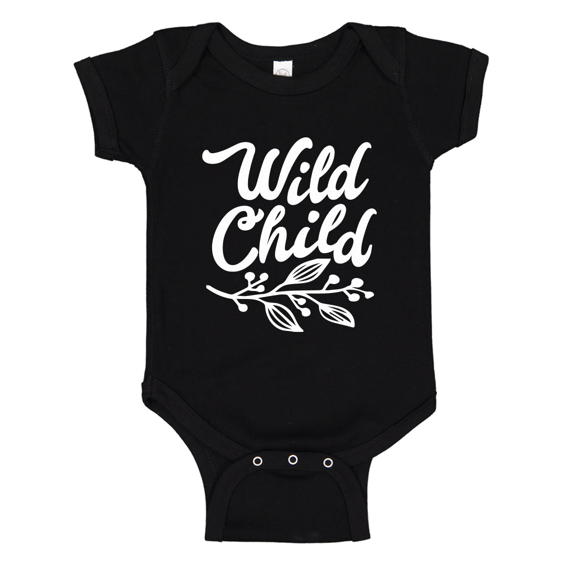 Baby Onesie Wild Child 100% Cotton Infant Bodysuit