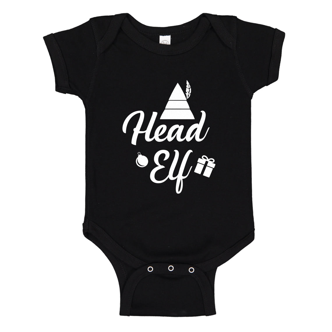 Baby Onesie Head Elf 100% Cotton Infant Bodysuit