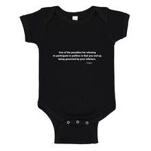 Baby Onesie Governed by your Inferiors 100% Cotton Infant Bodysuit