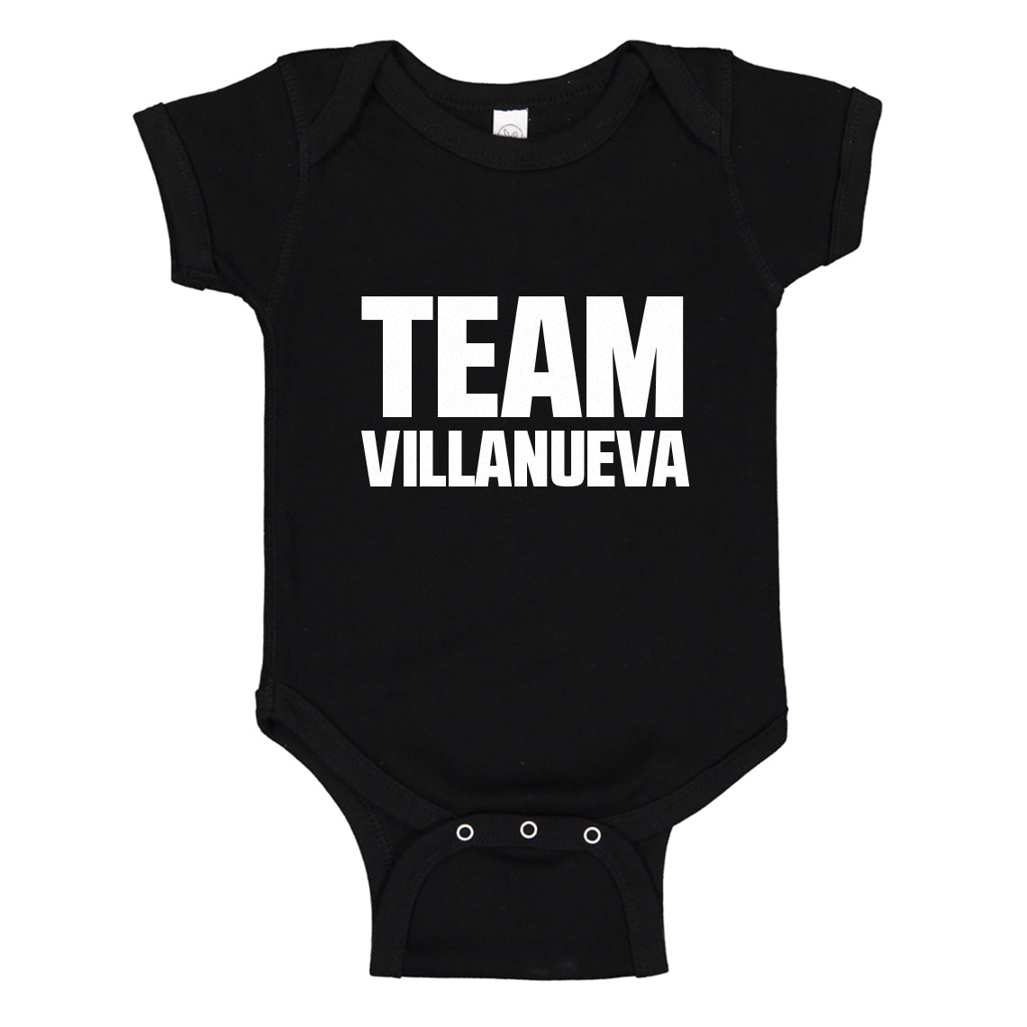 Baby Onesie Team Villaneuva 100% Cotton Infant Bodysuit