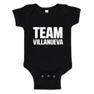 Baby Onesie Team Villaneuva 100% Cotton Infant Bodysuit