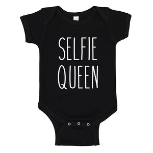 Baby Onesie Selfie Queen 100% Cotton Infant Bodysuit