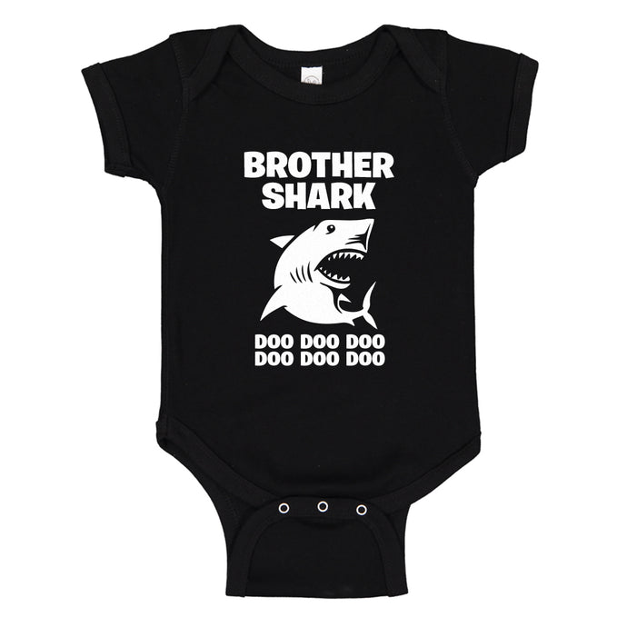 Baby Onesie Brother Shark 100% Cotton Infant Bodysuit