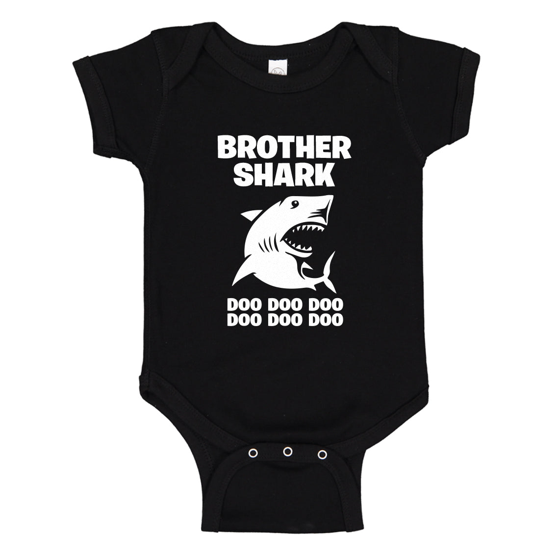 Baby Onesie Brother Shark 100% Cotton Infant Bodysuit