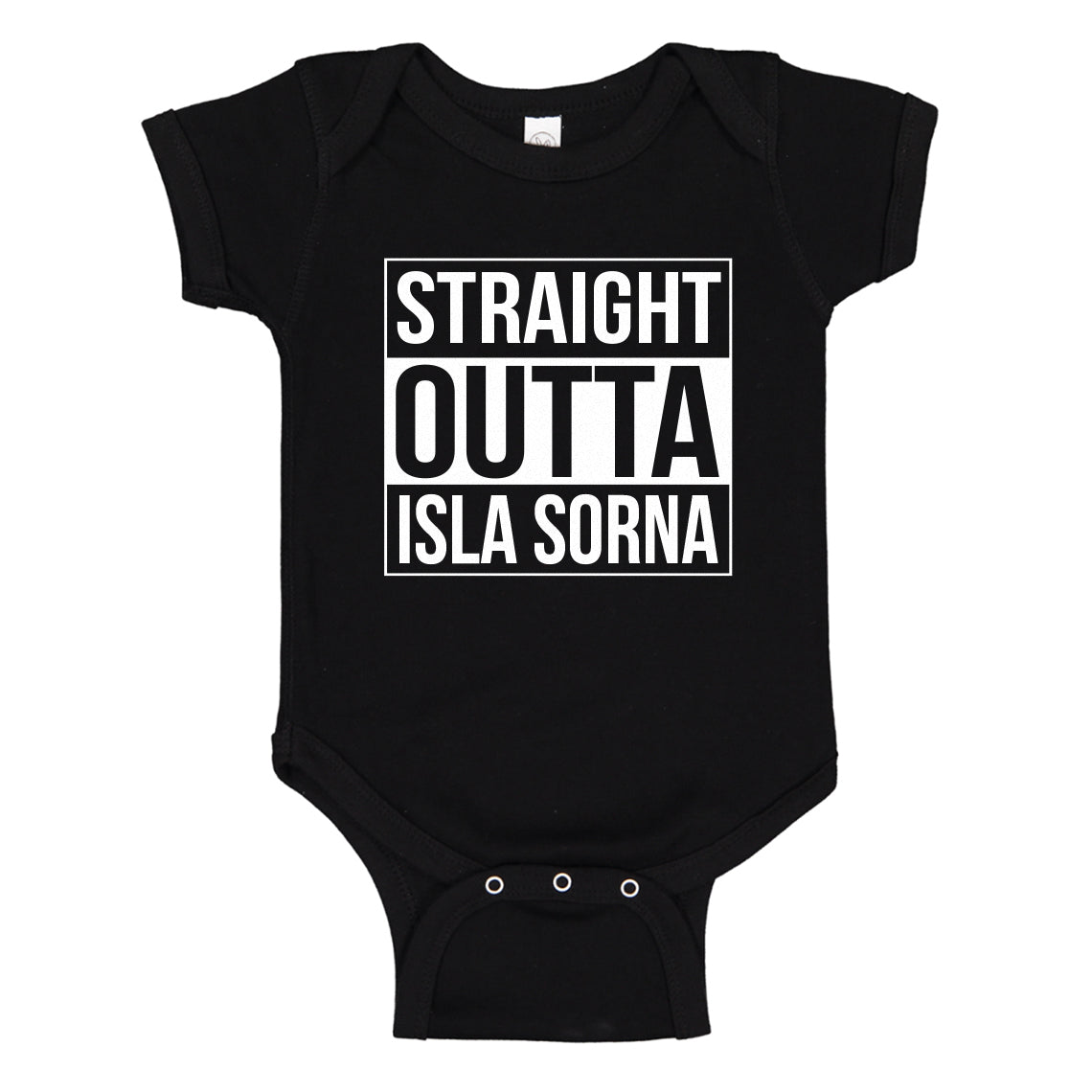 Baby Onesie Straight Outta Isla Sorna 100% Cotton Infant Bodysuit