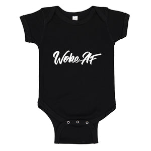 Baby Onesie Woke AF 100% Cotton Infant Bodysuit